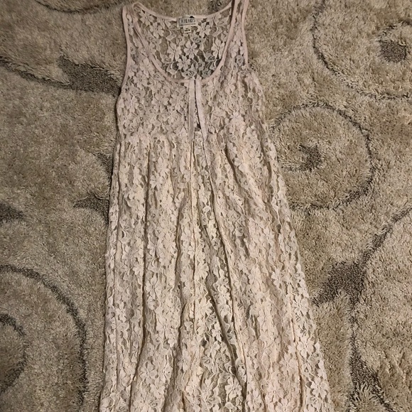 La Hearts Other - La hearts lace long vest